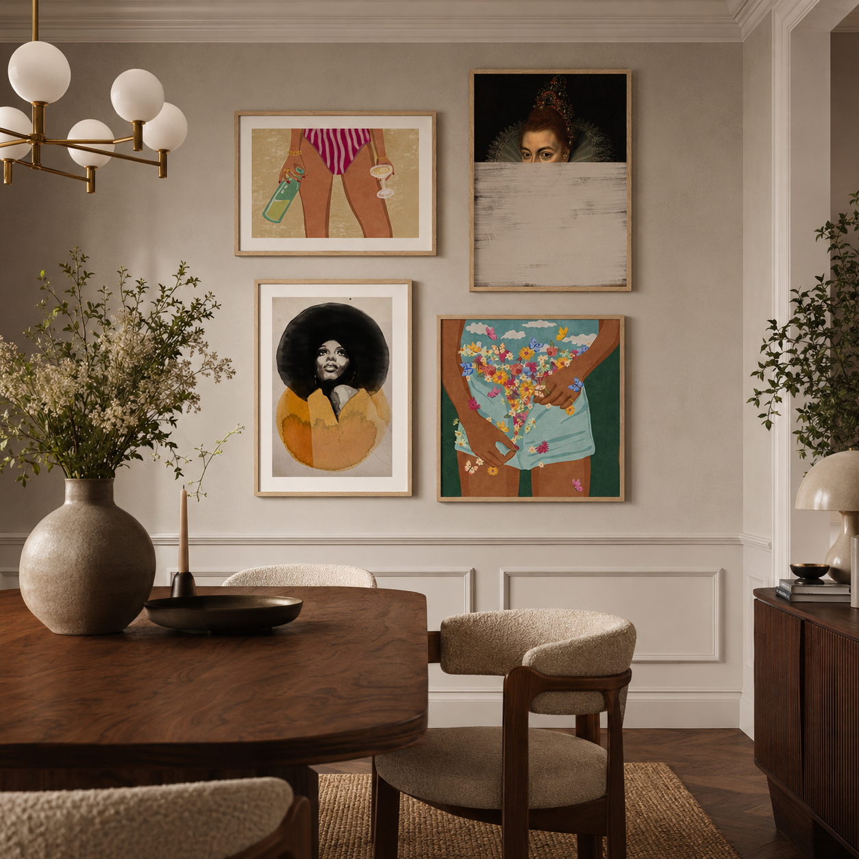 Female Form Dining Room