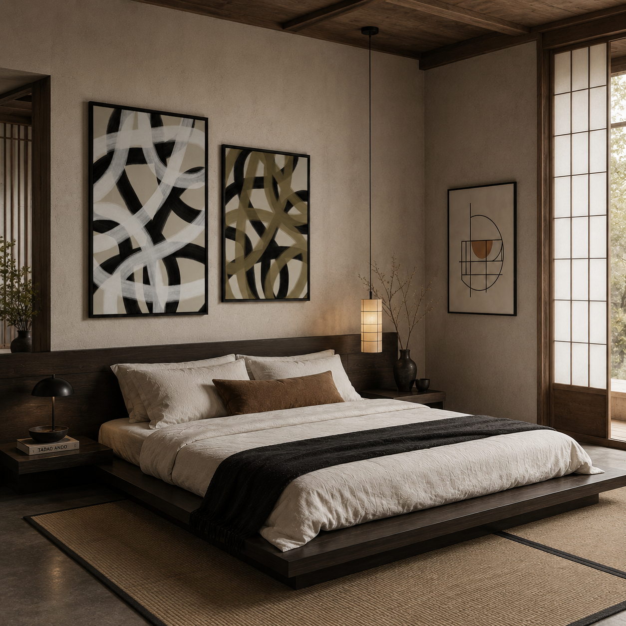 Japandi Zen Bedroom