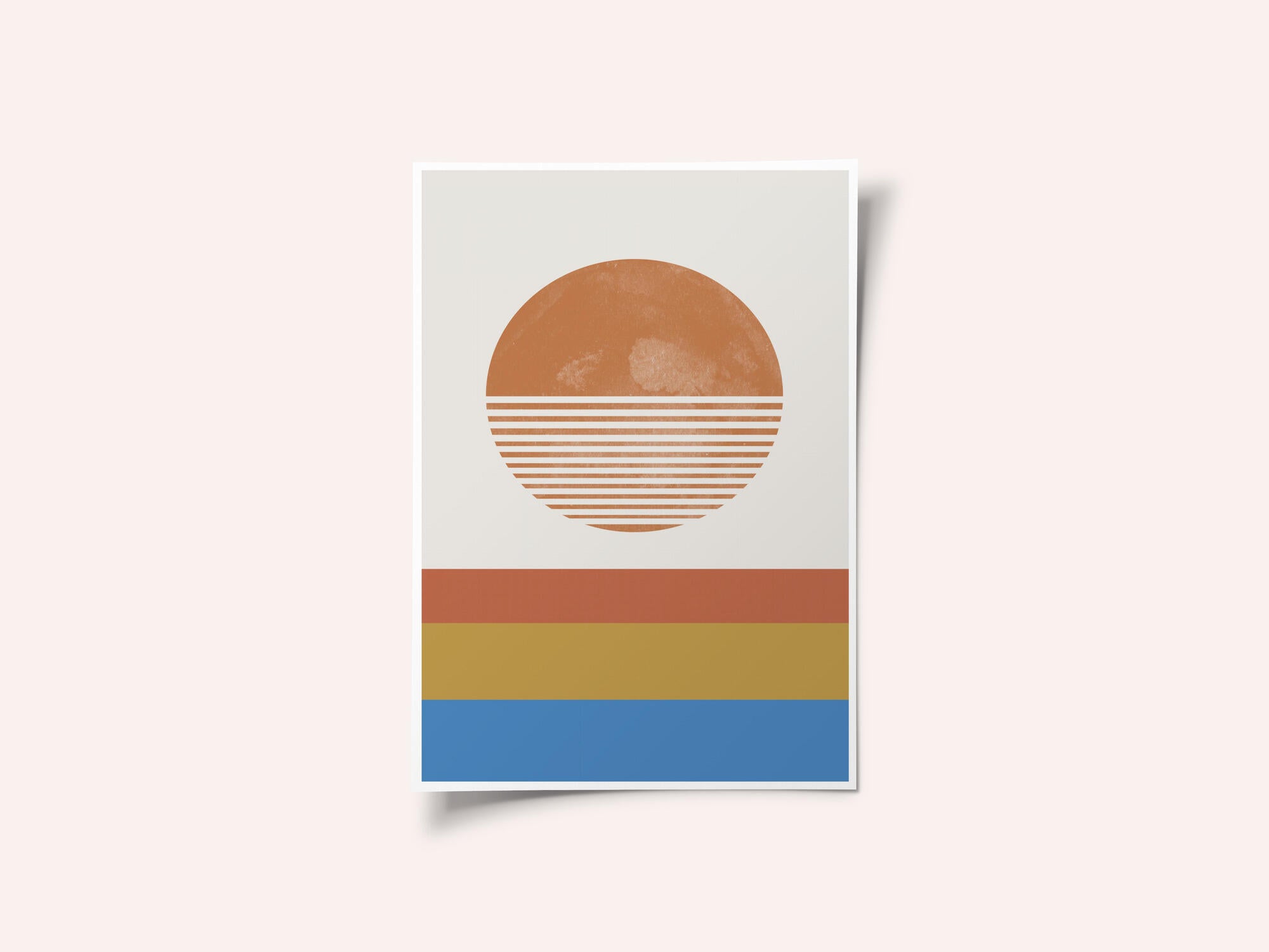 Striped Horizon Sun