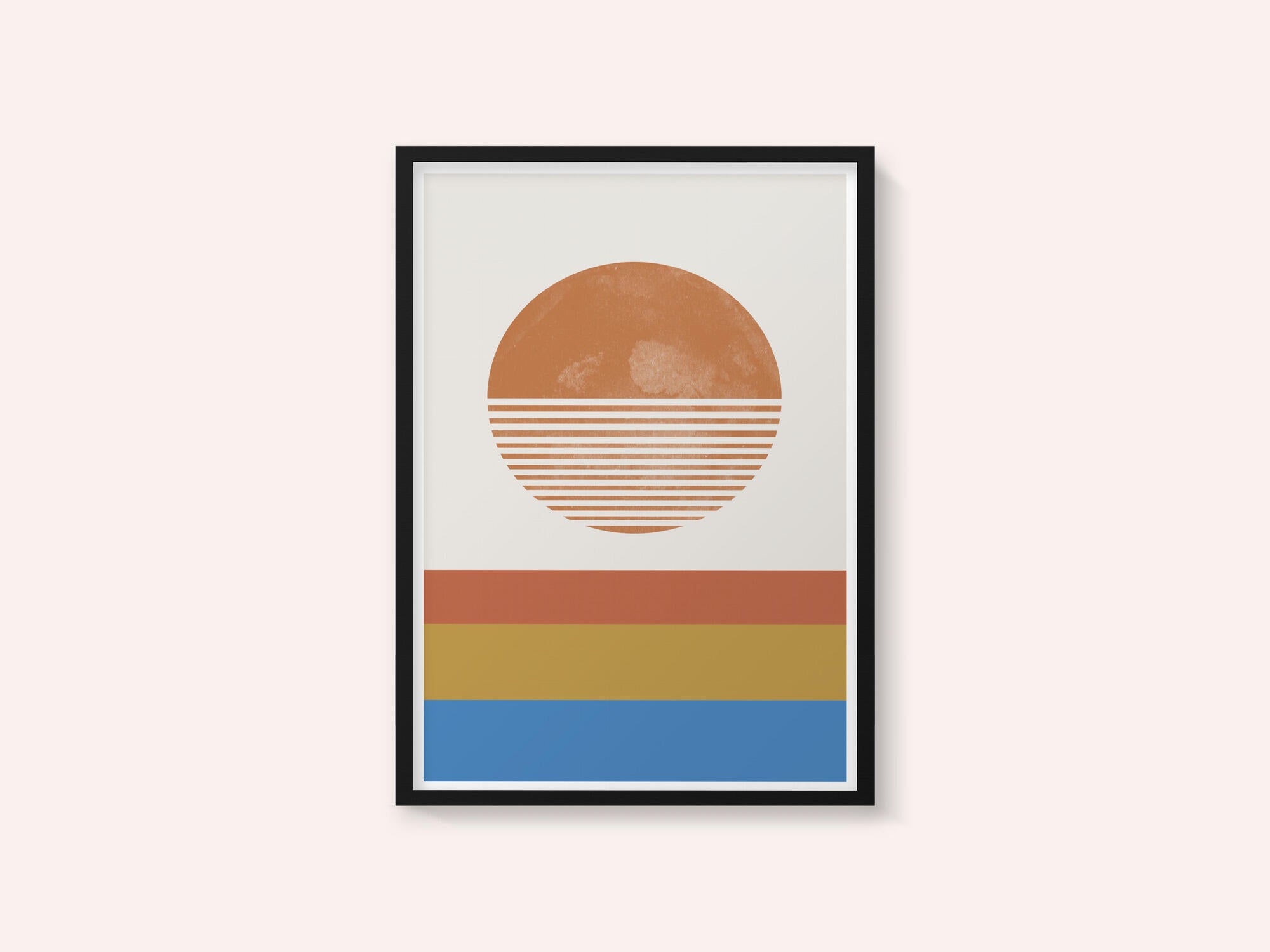 Striped Horizon Sun