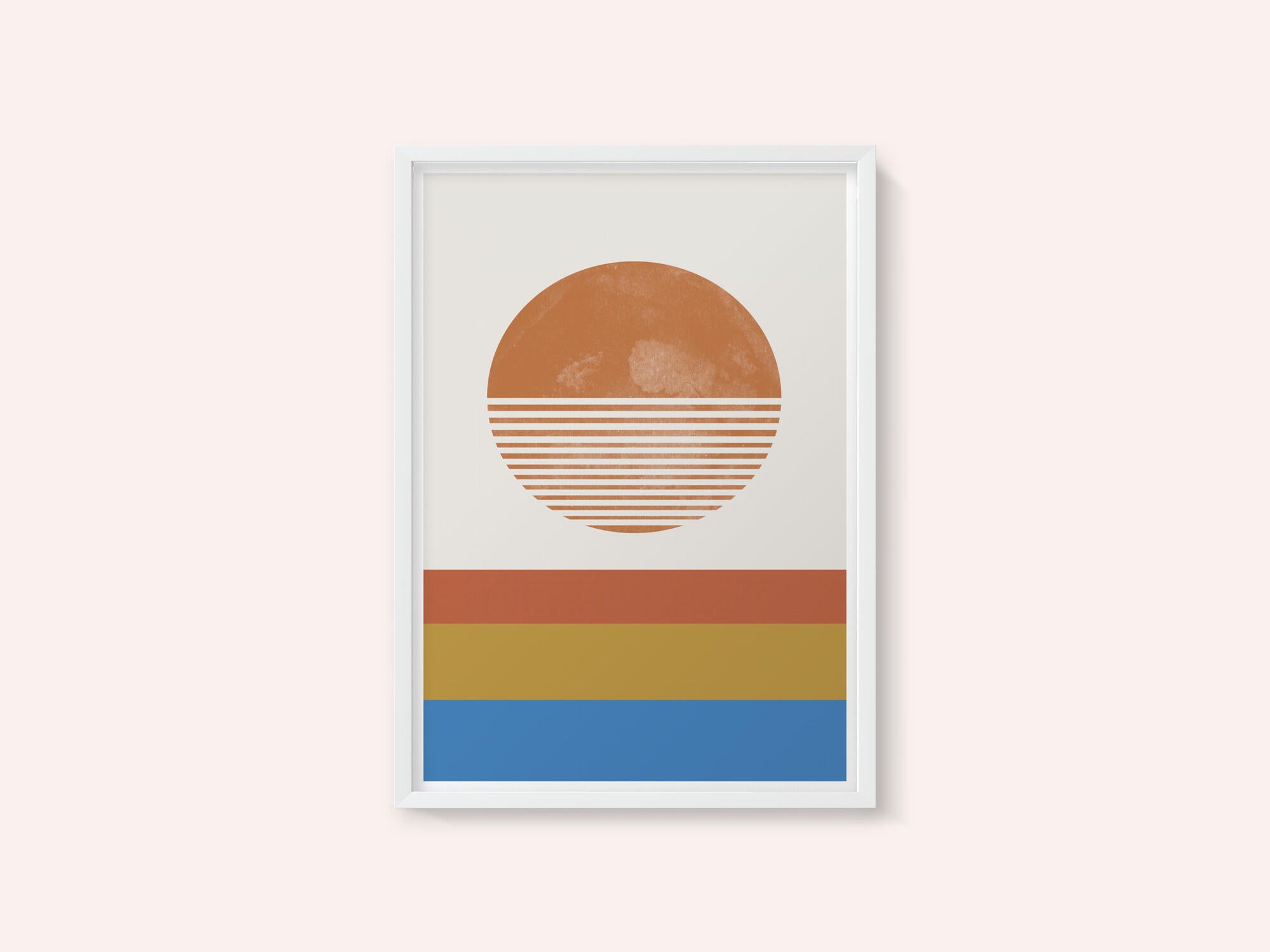 Striped Horizon Sun