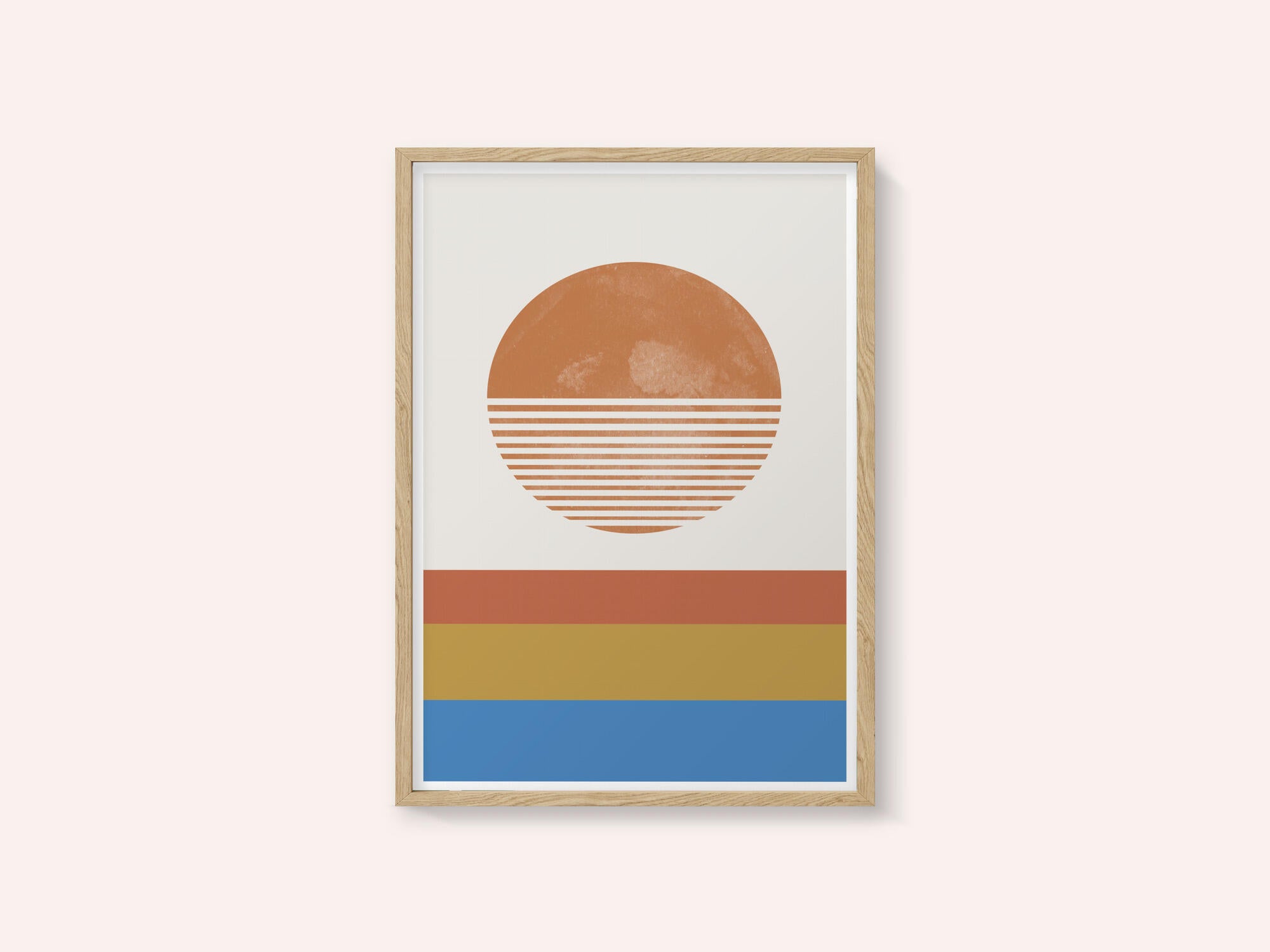 Striped Horizon Sun