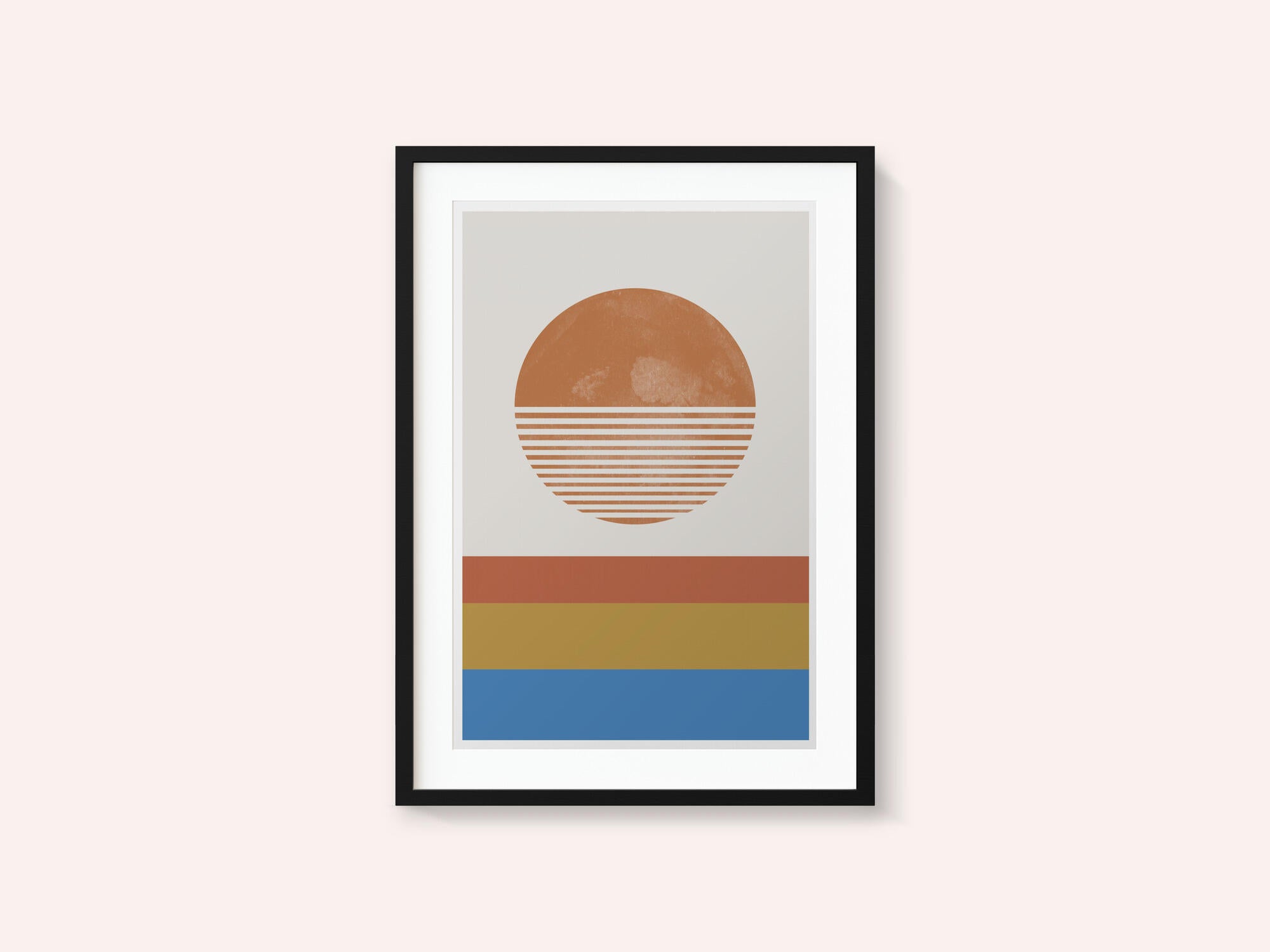 Striped Horizon Sun