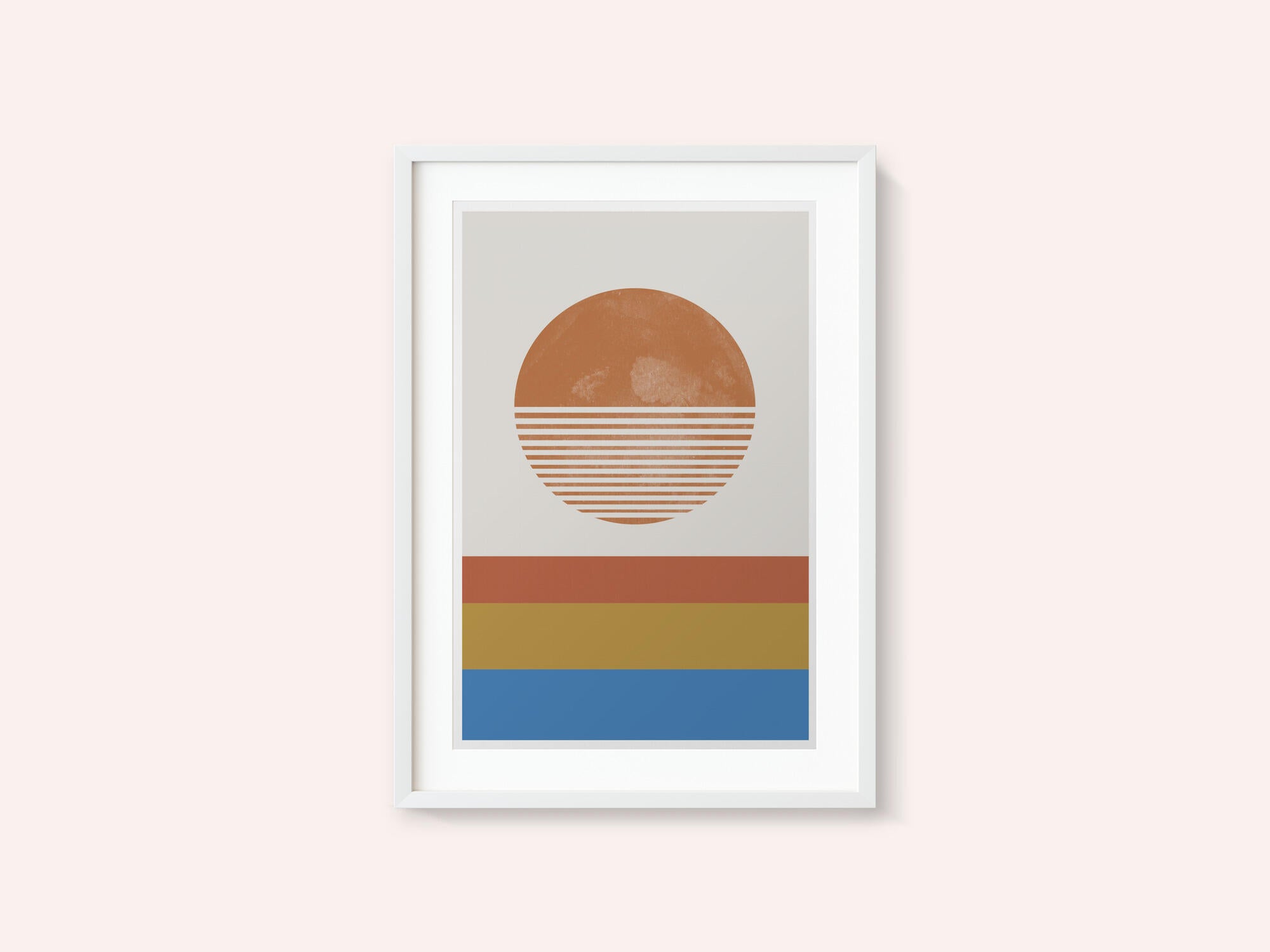 Striped Horizon Sun