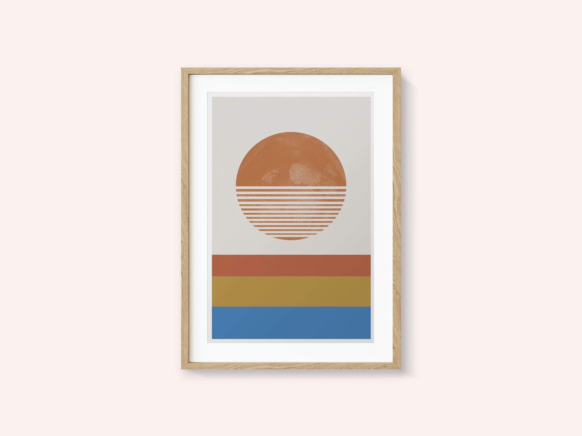 Striped Horizon Sun