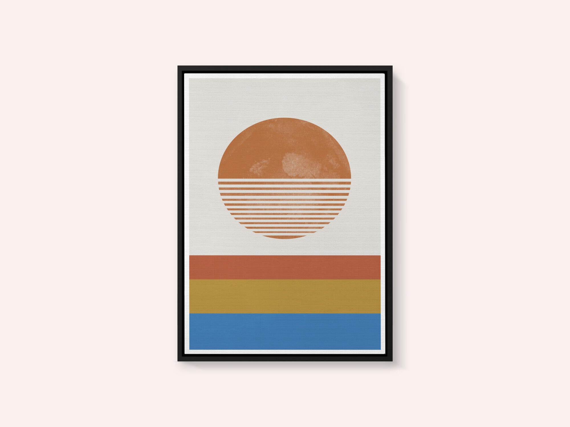 Striped Horizon Sun