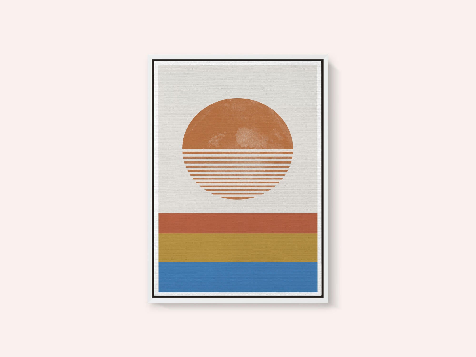 Striped Horizon Sun