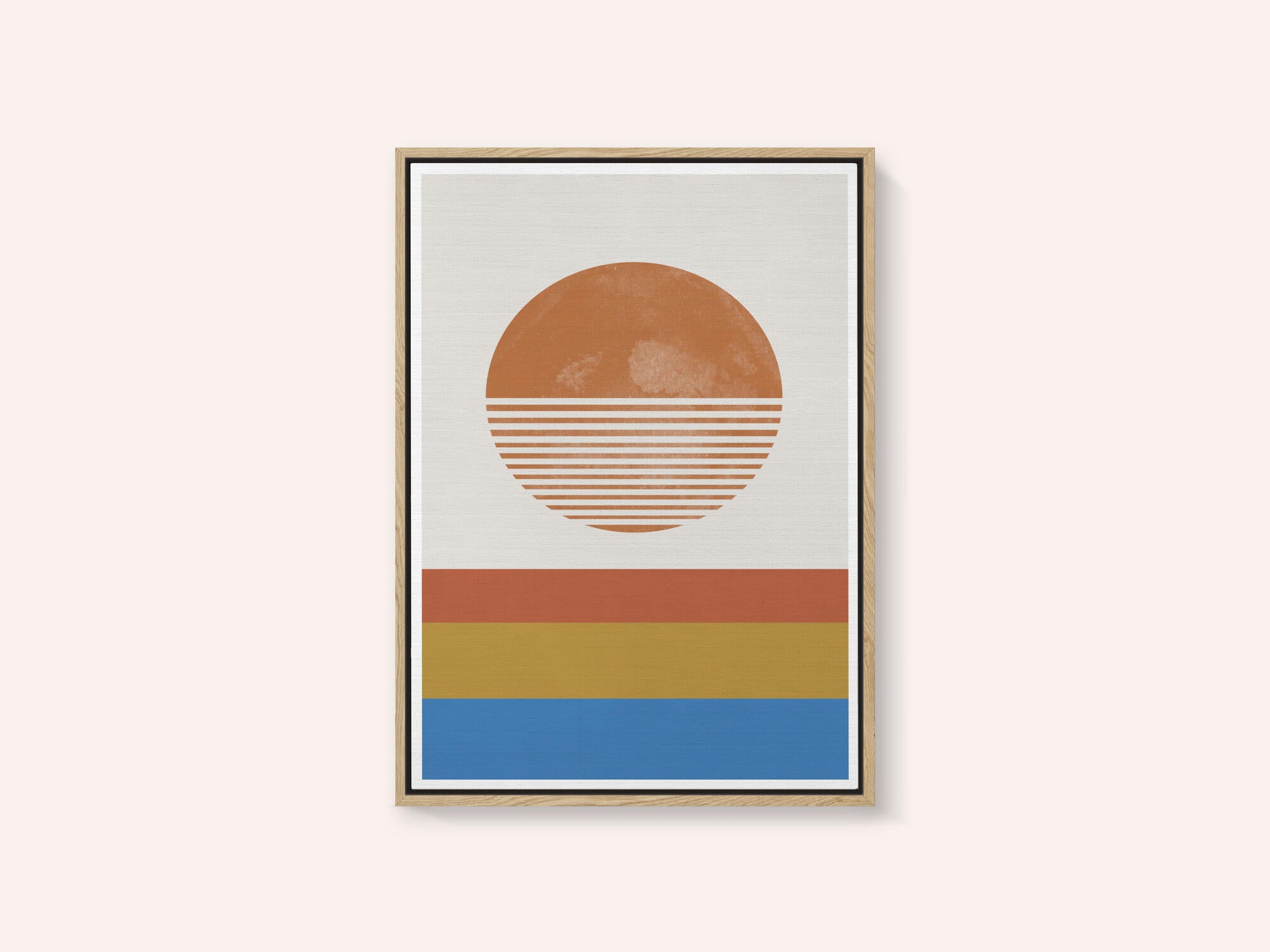 Striped Horizon Sun