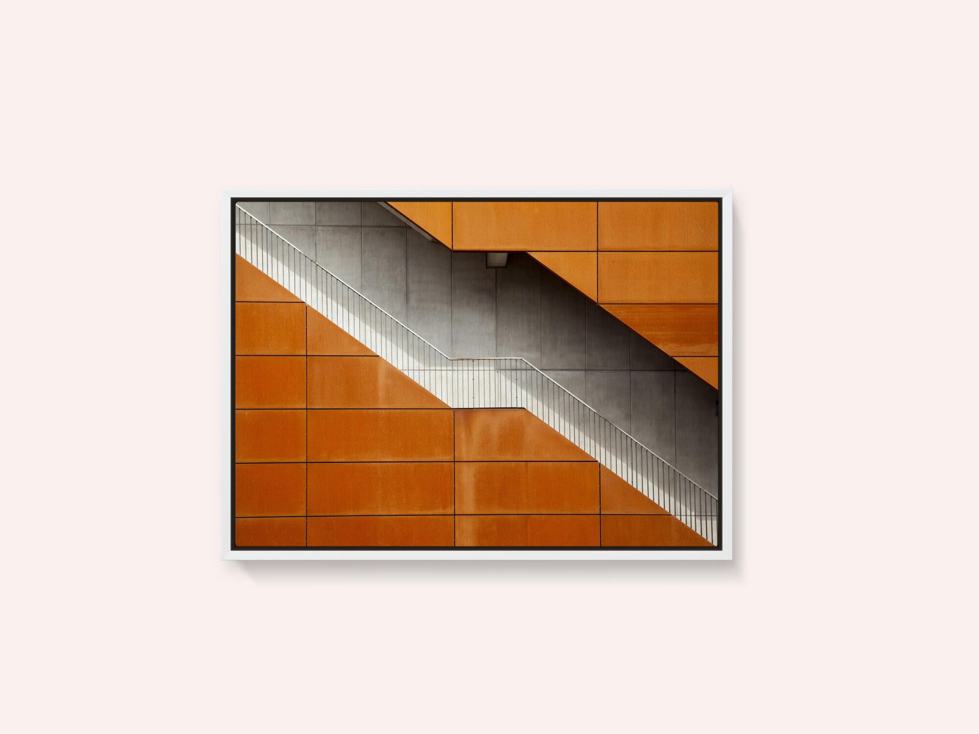 Orange Diagonal Staircase