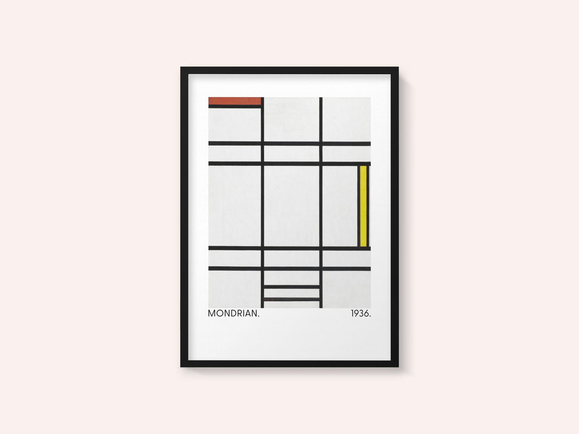 Composition in White, Red, and Yellow 1936