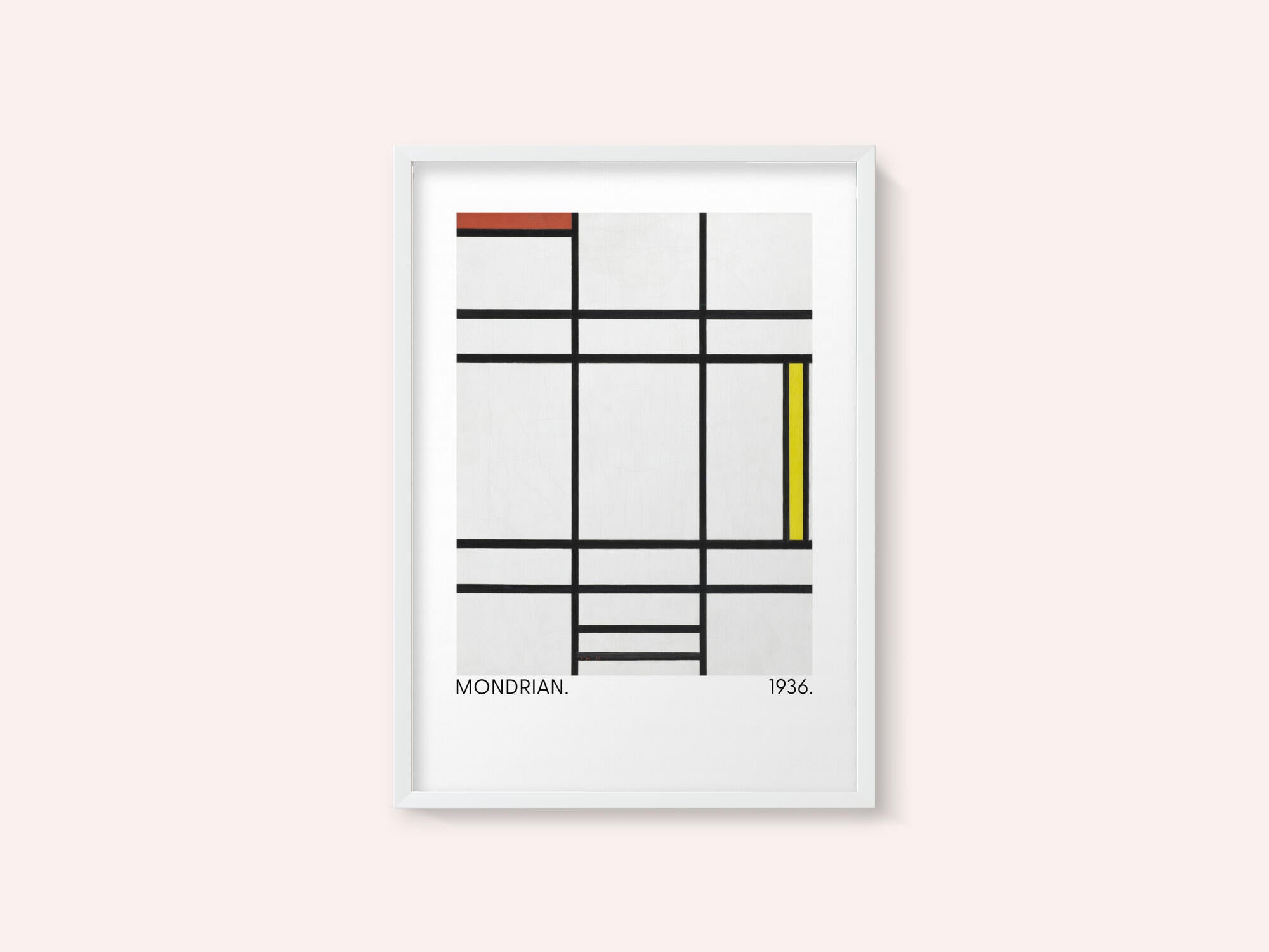 Composition in White, Red, and Yellow 1936