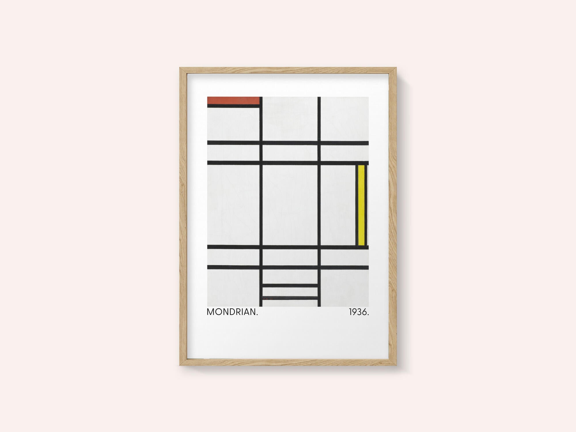 Composition in White, Red, and Yellow 1936