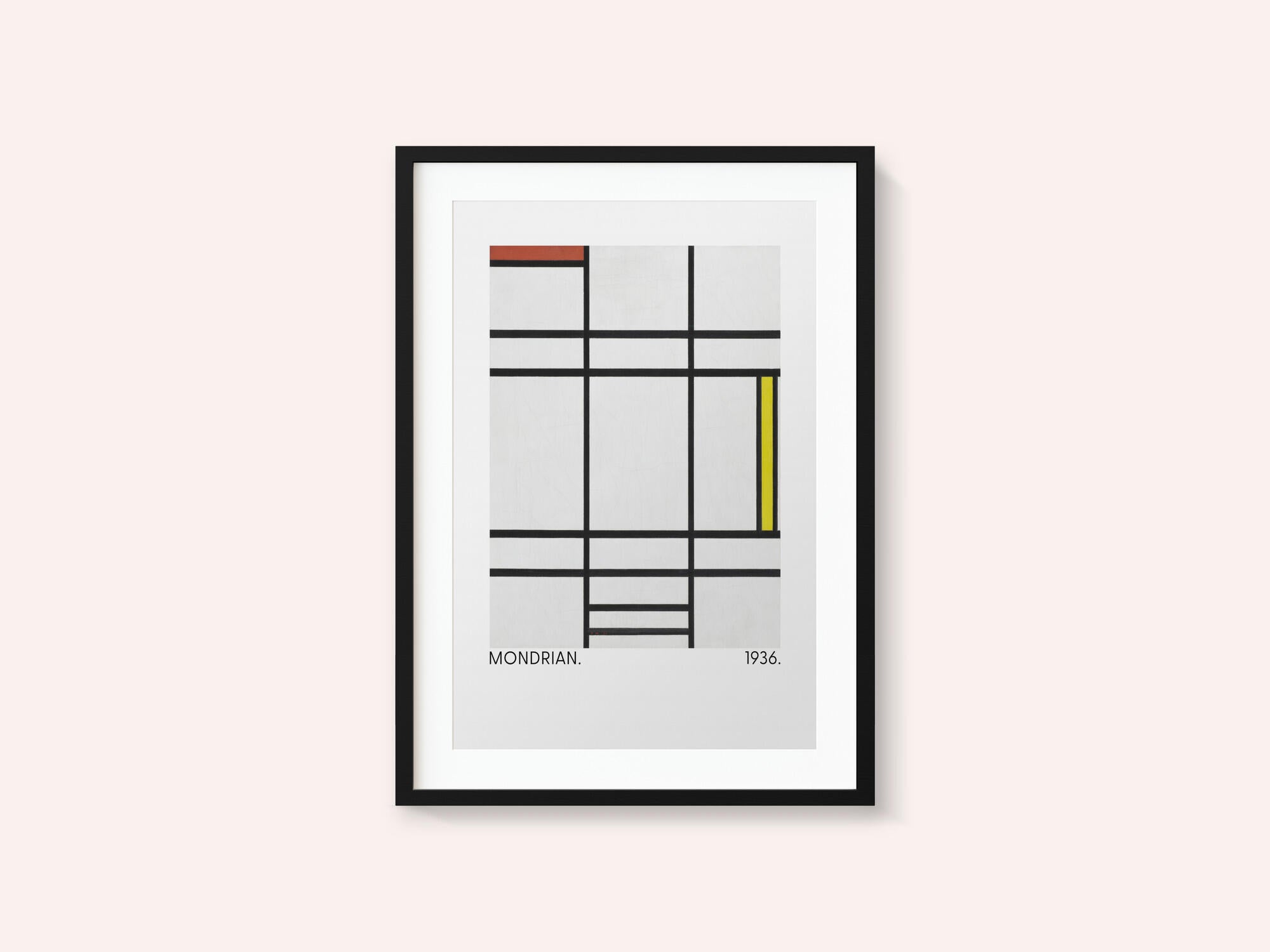 Composition in White, Red, and Yellow 1936