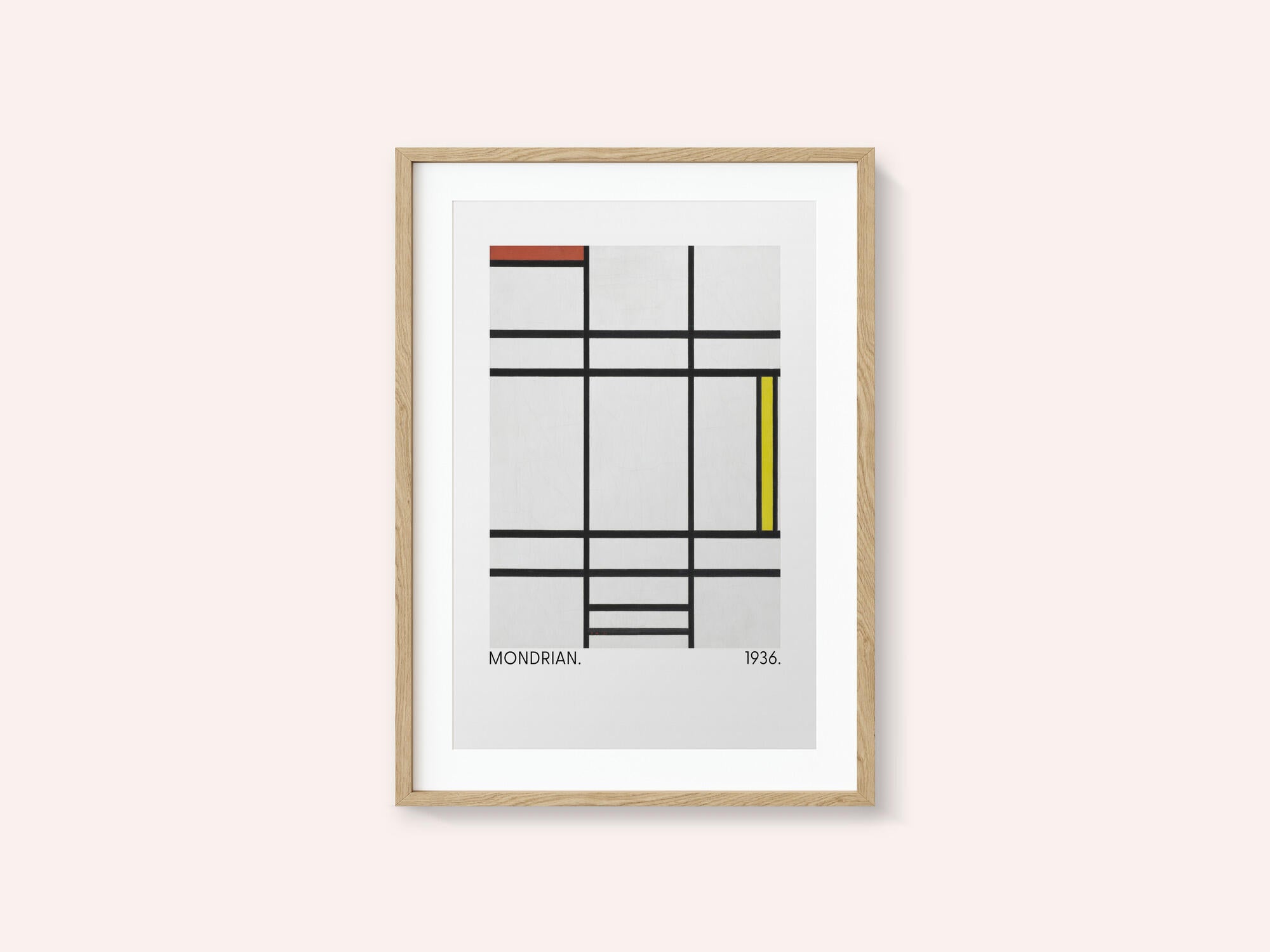 Composition in White, Red, and Yellow 1936