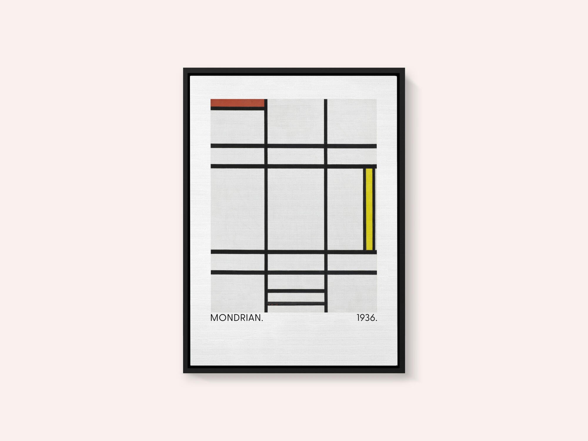 Composition in White, Red, and Yellow 1936