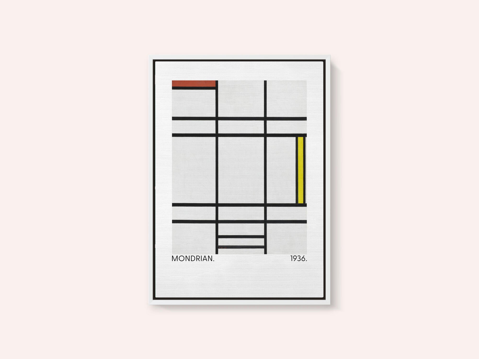 Composition in White, Red, and Yellow 1936