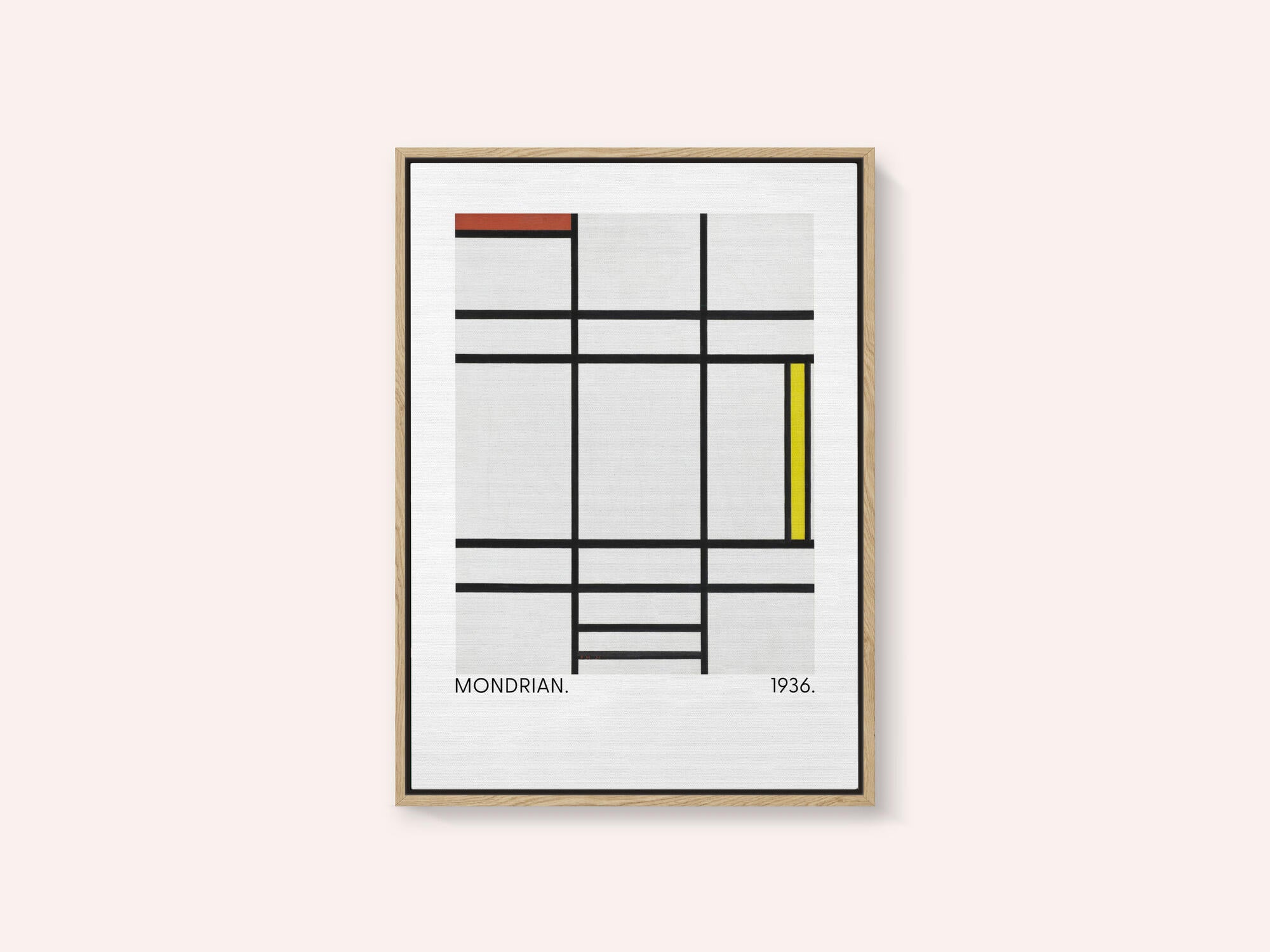 Composition in White, Red, and Yellow 1936