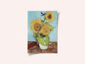 Vase With Three Sunflowers