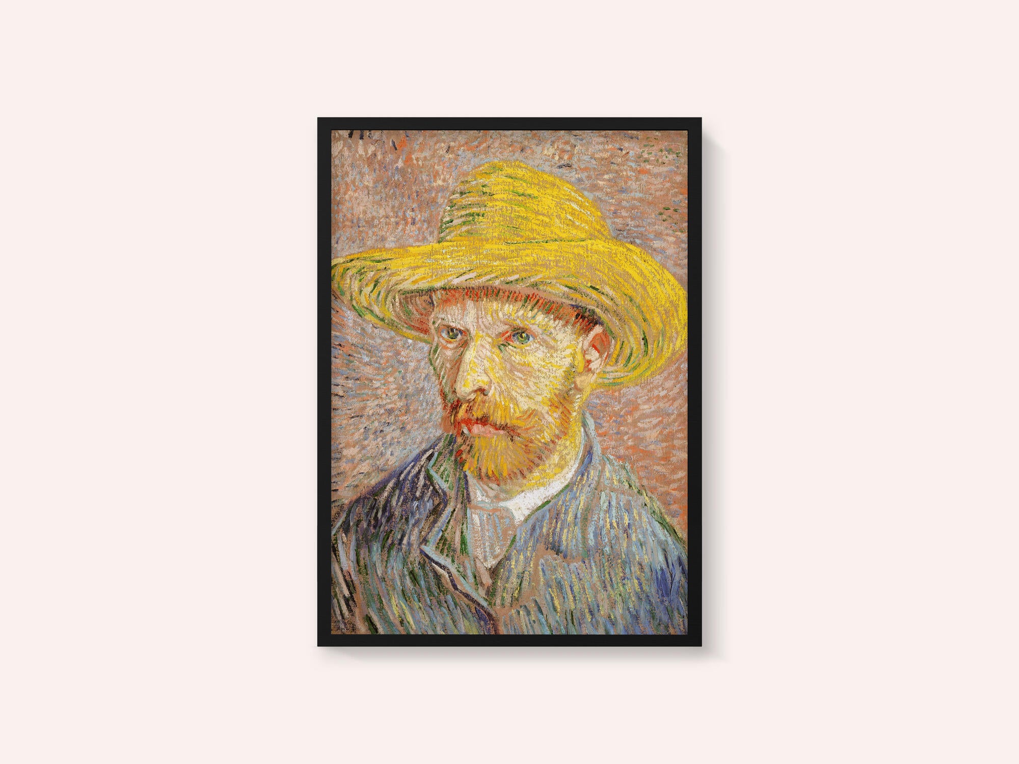 Self Portrait With Straw Hat