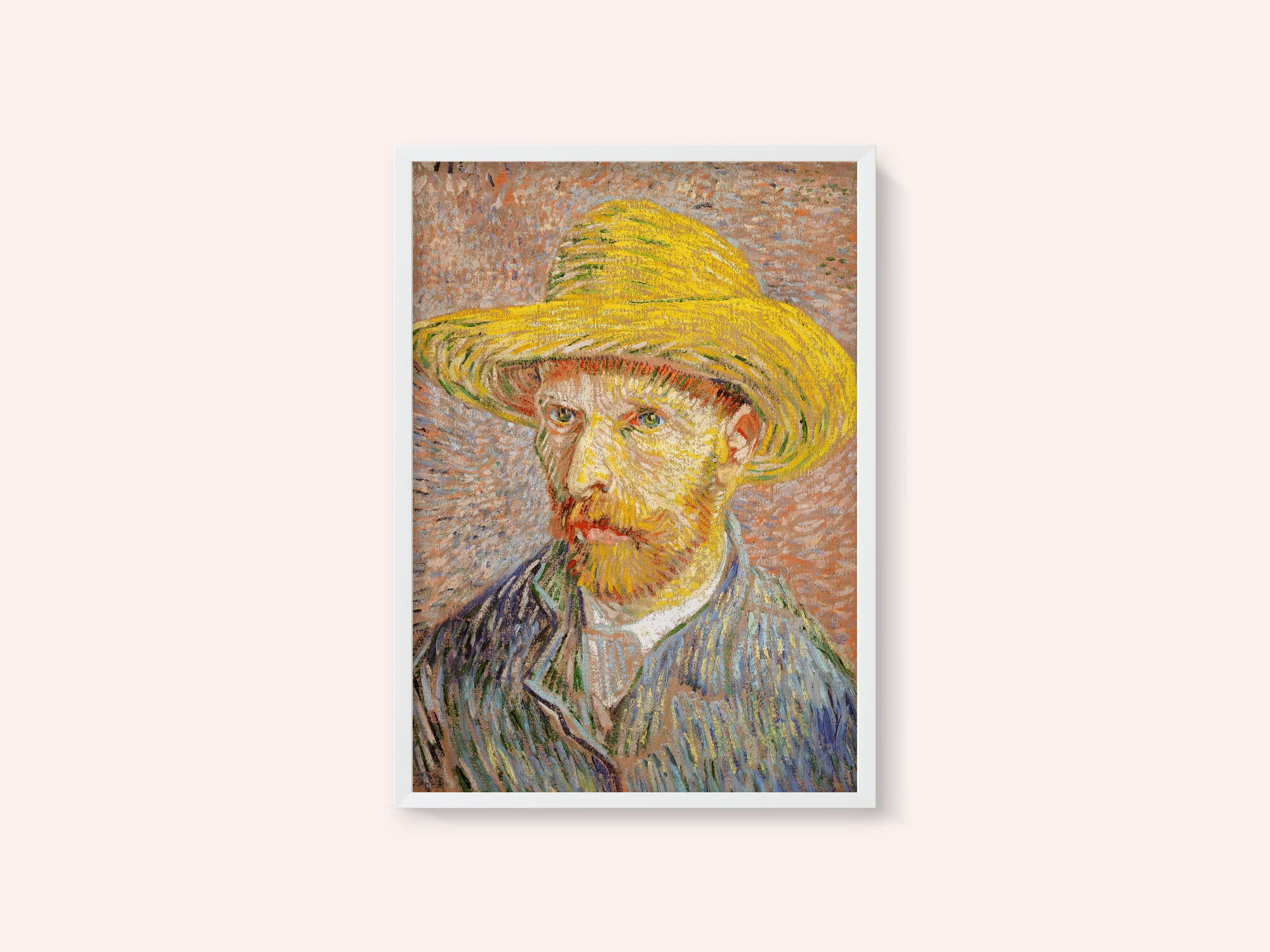 Self Portrait With Straw Hat