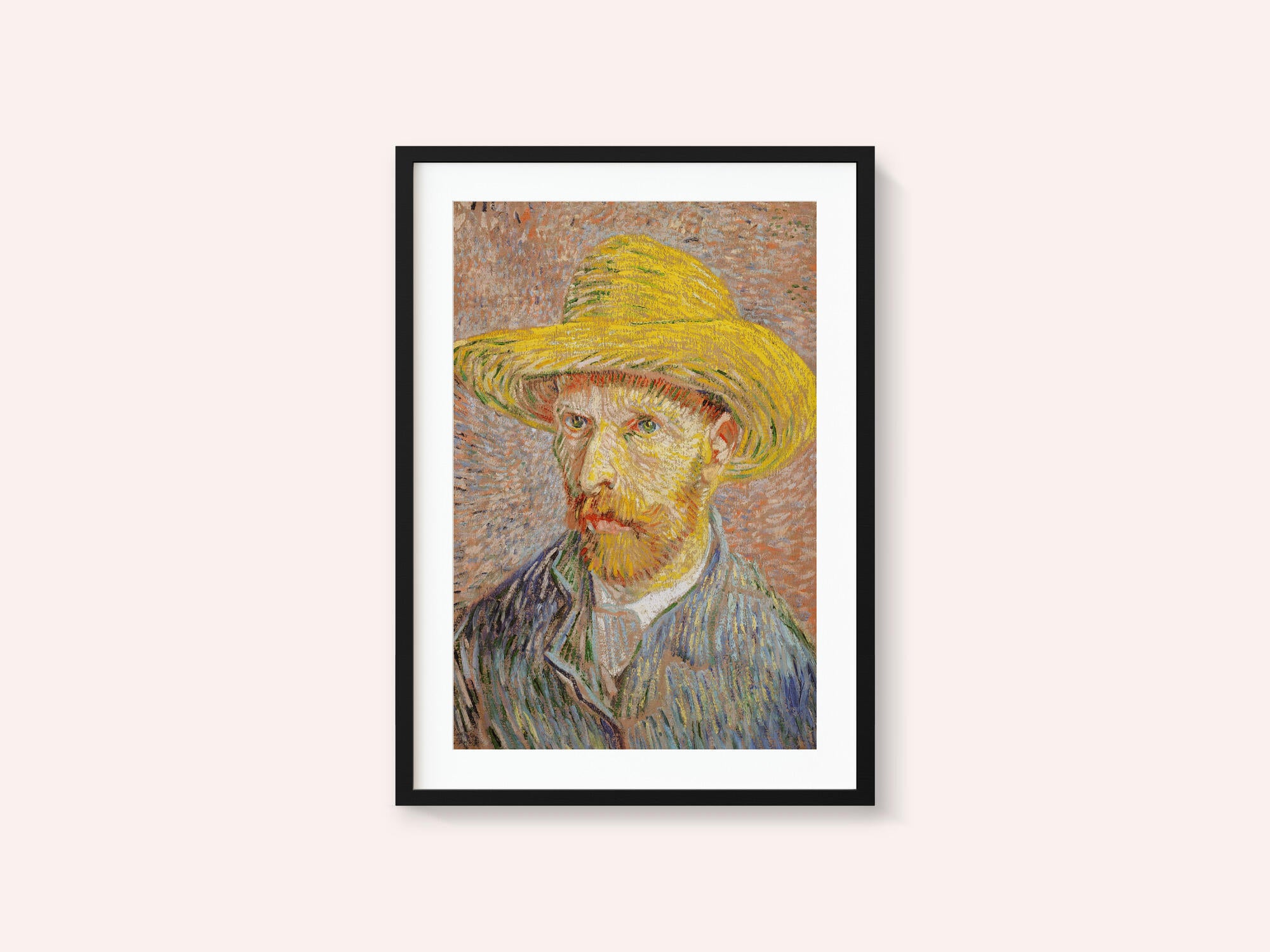 Self Portrait With Straw Hat