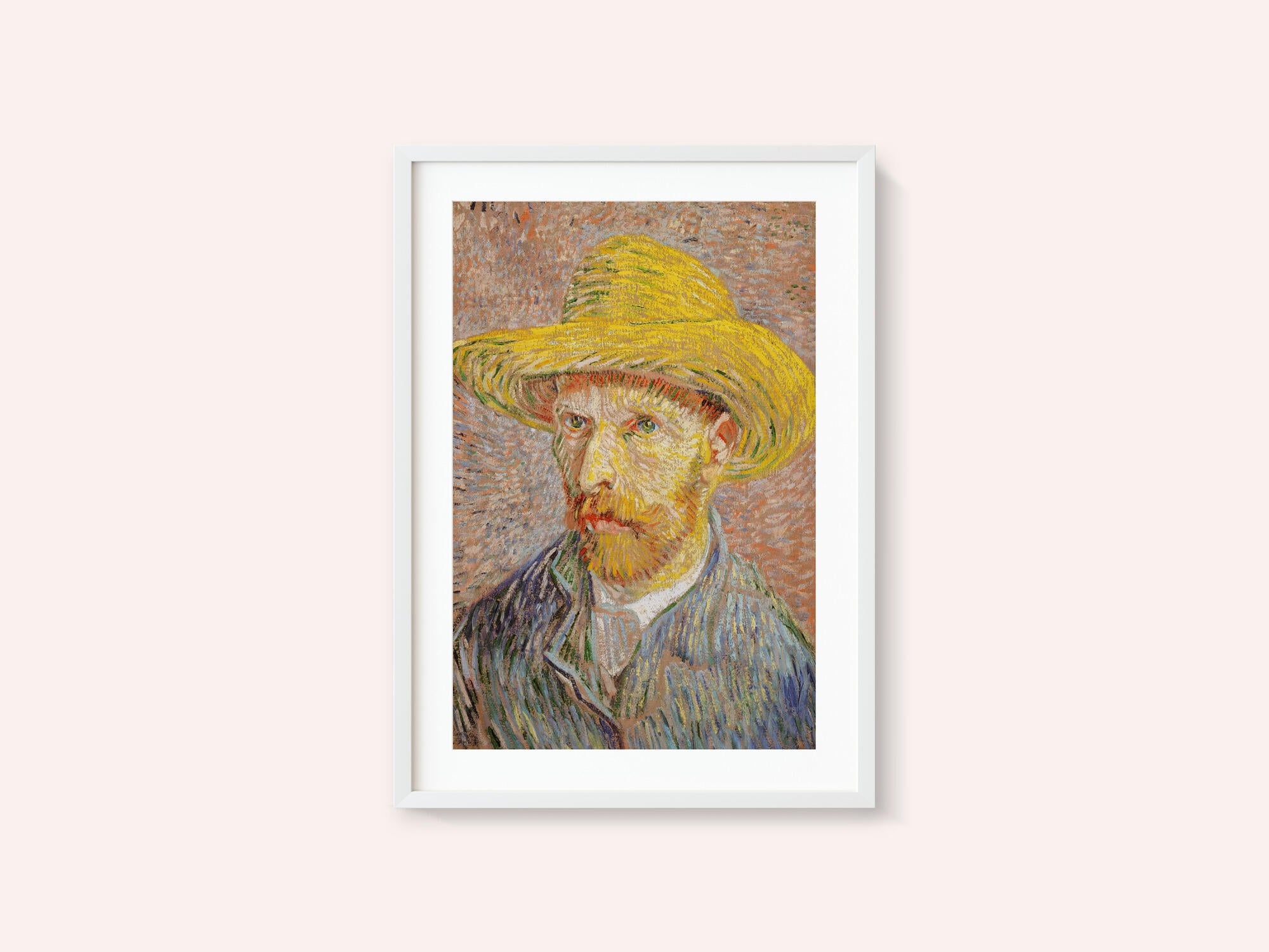 Self Portrait With Straw Hat