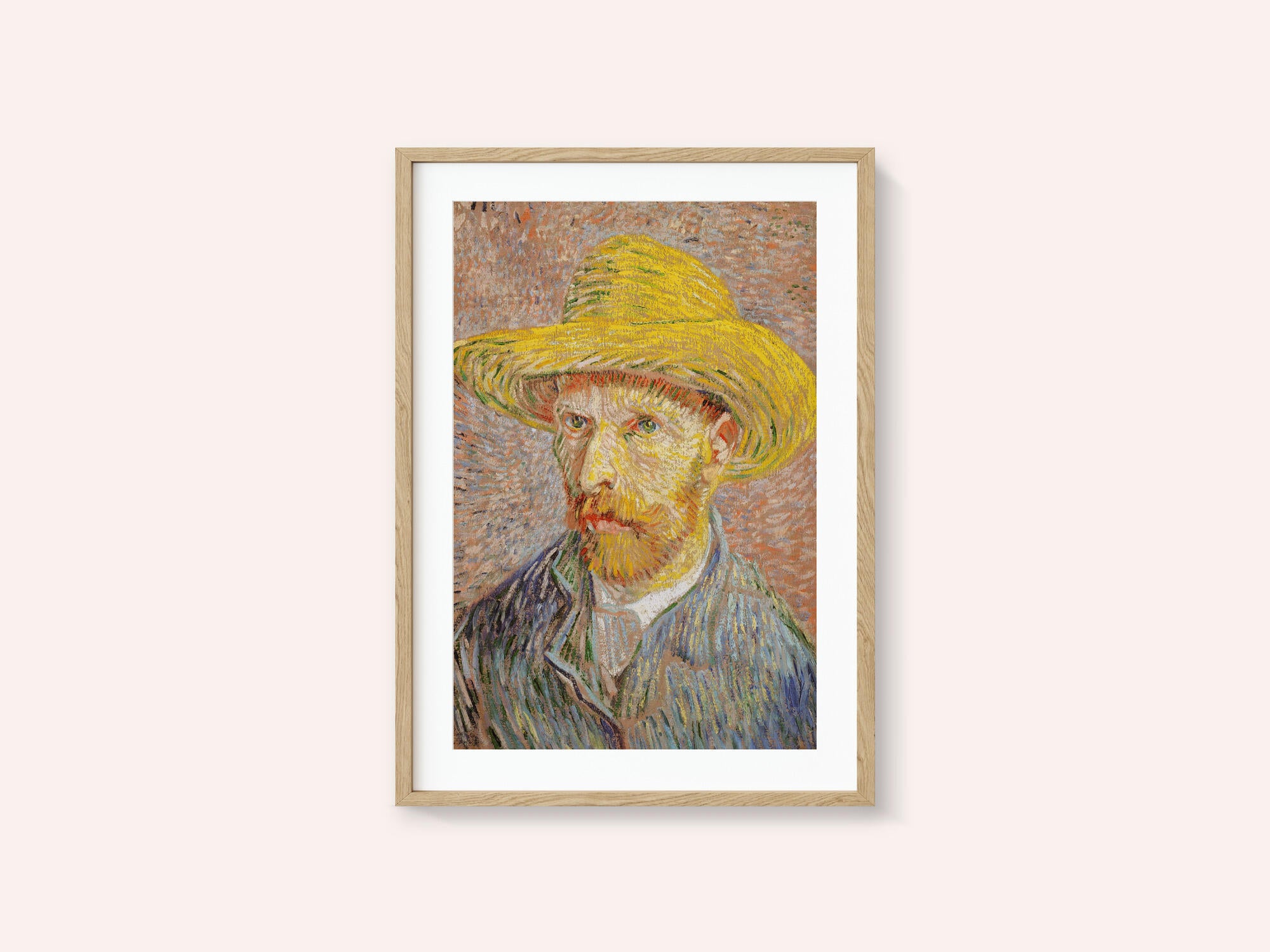 Self Portrait With Straw Hat