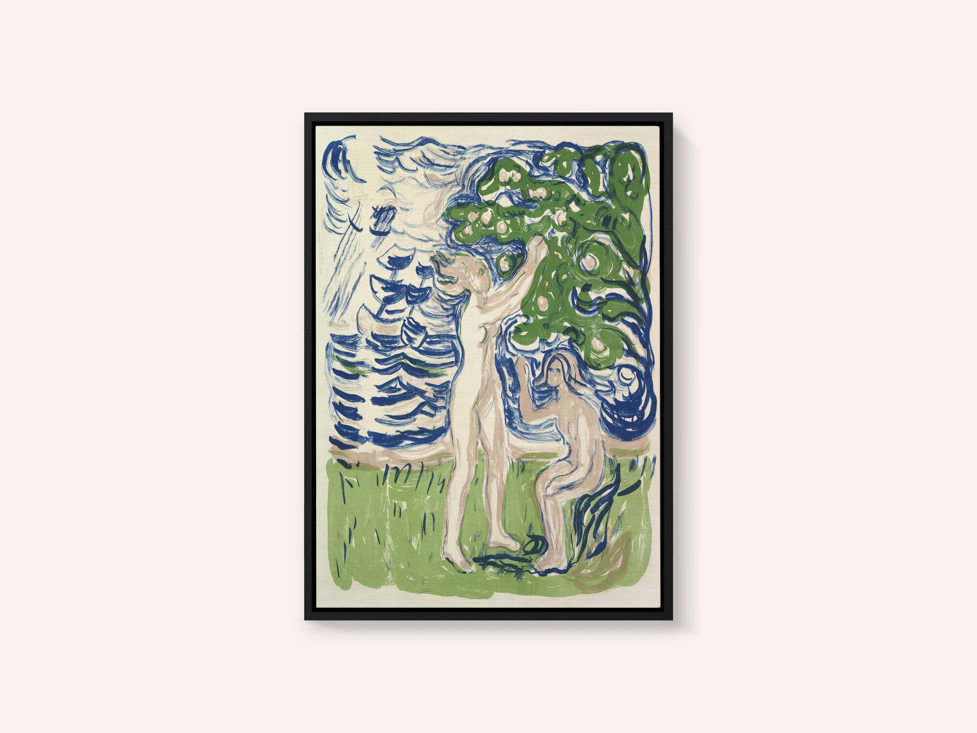 Girls Picking Apples