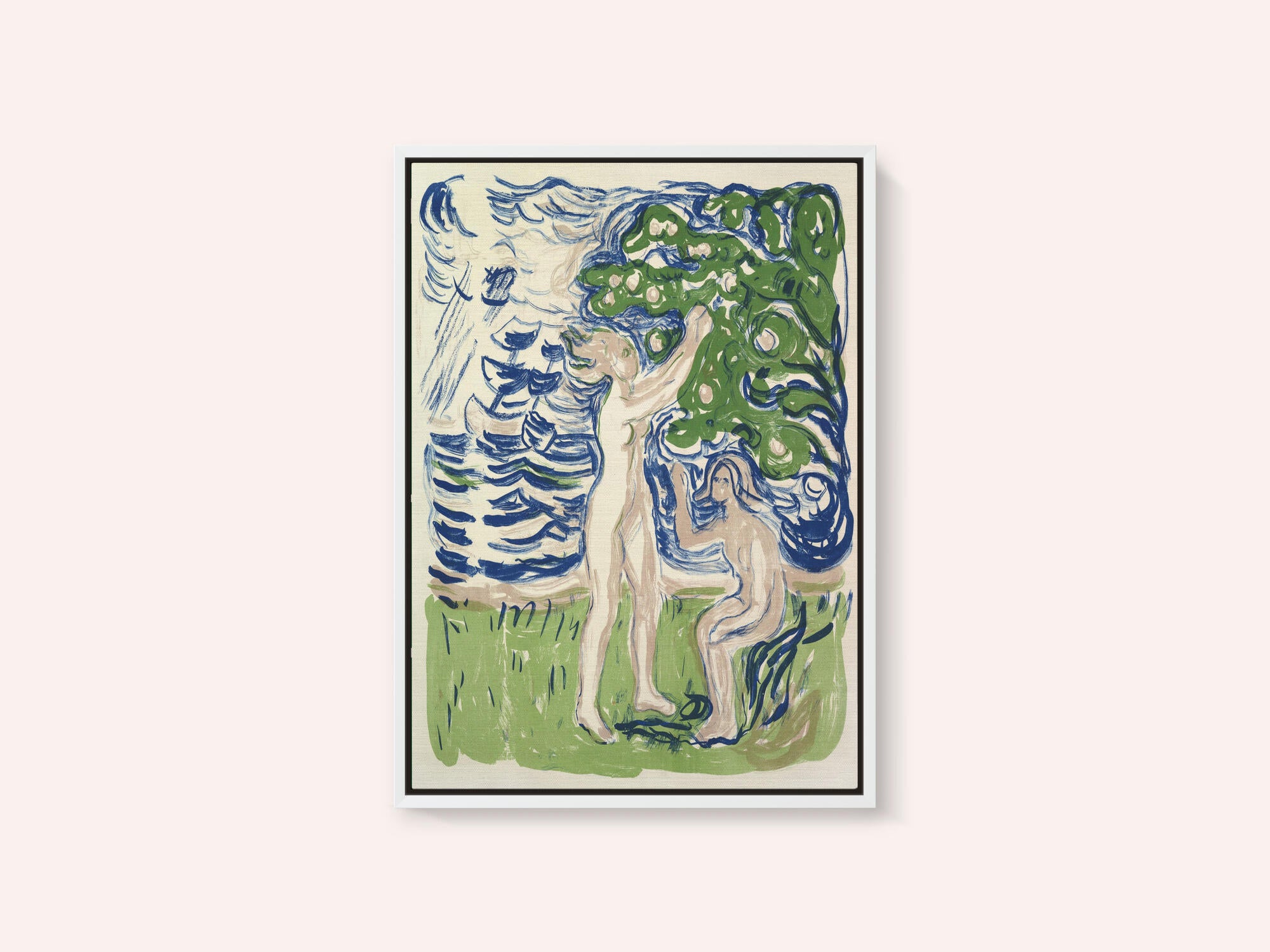 Girls Picking Apples