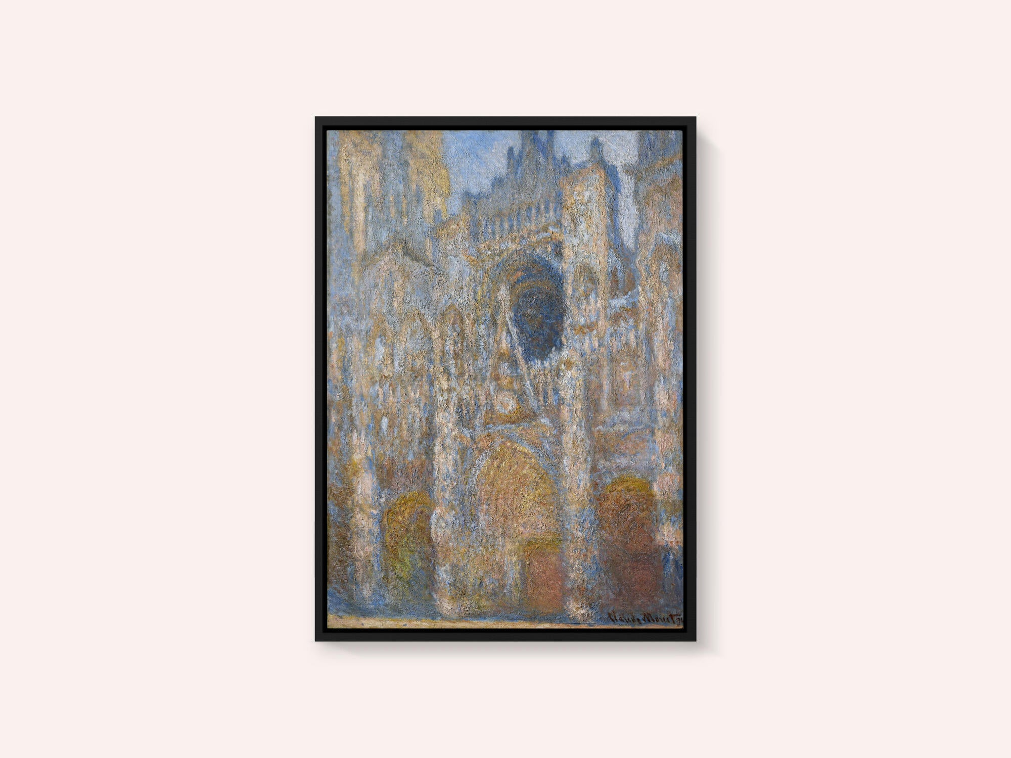 Rouen Cathedral - The Facade in Sunlight