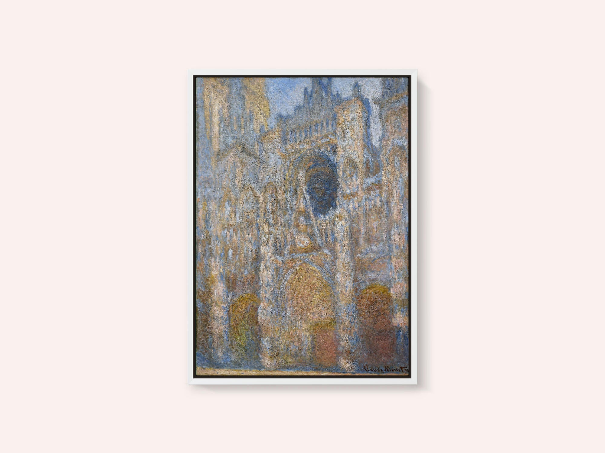Rouen Cathedral - The Facade in Sunlight