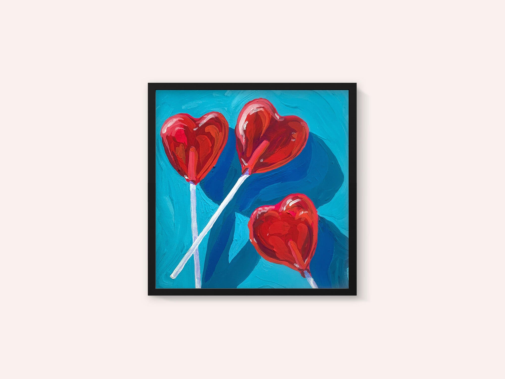 Heart Lollipops