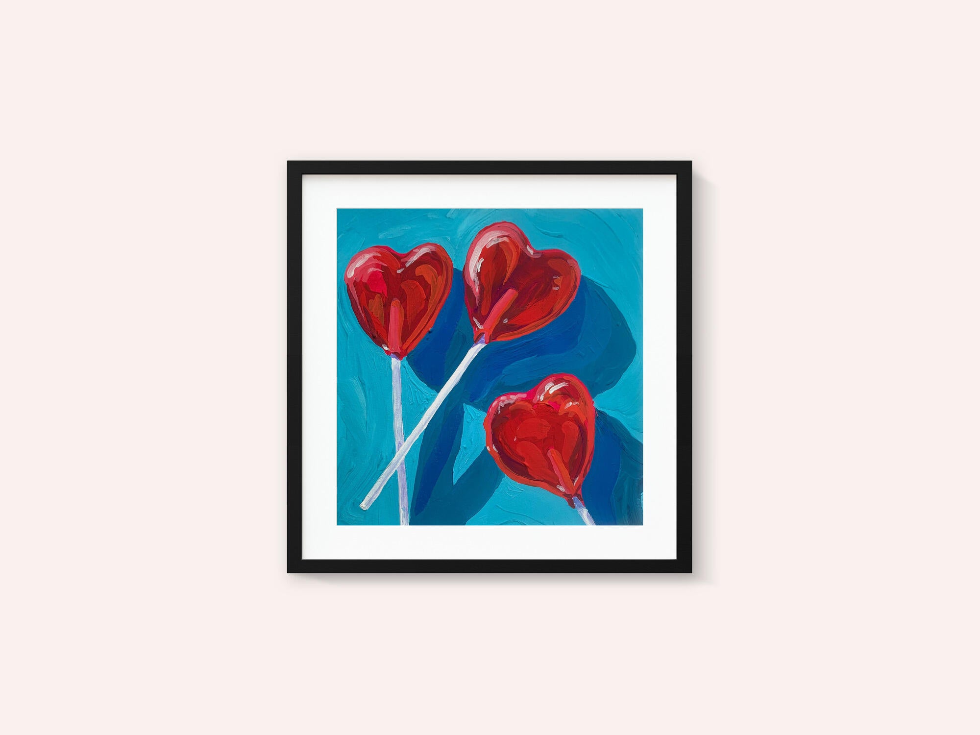 Heart Lollipops