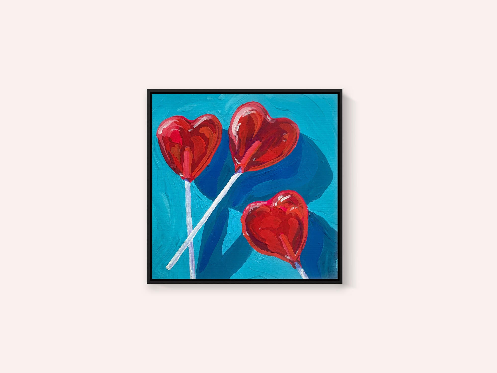 Heart Lollipops