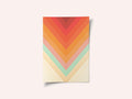 Retro Chevron Color Gradient