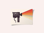 Movie Camera Rainbow