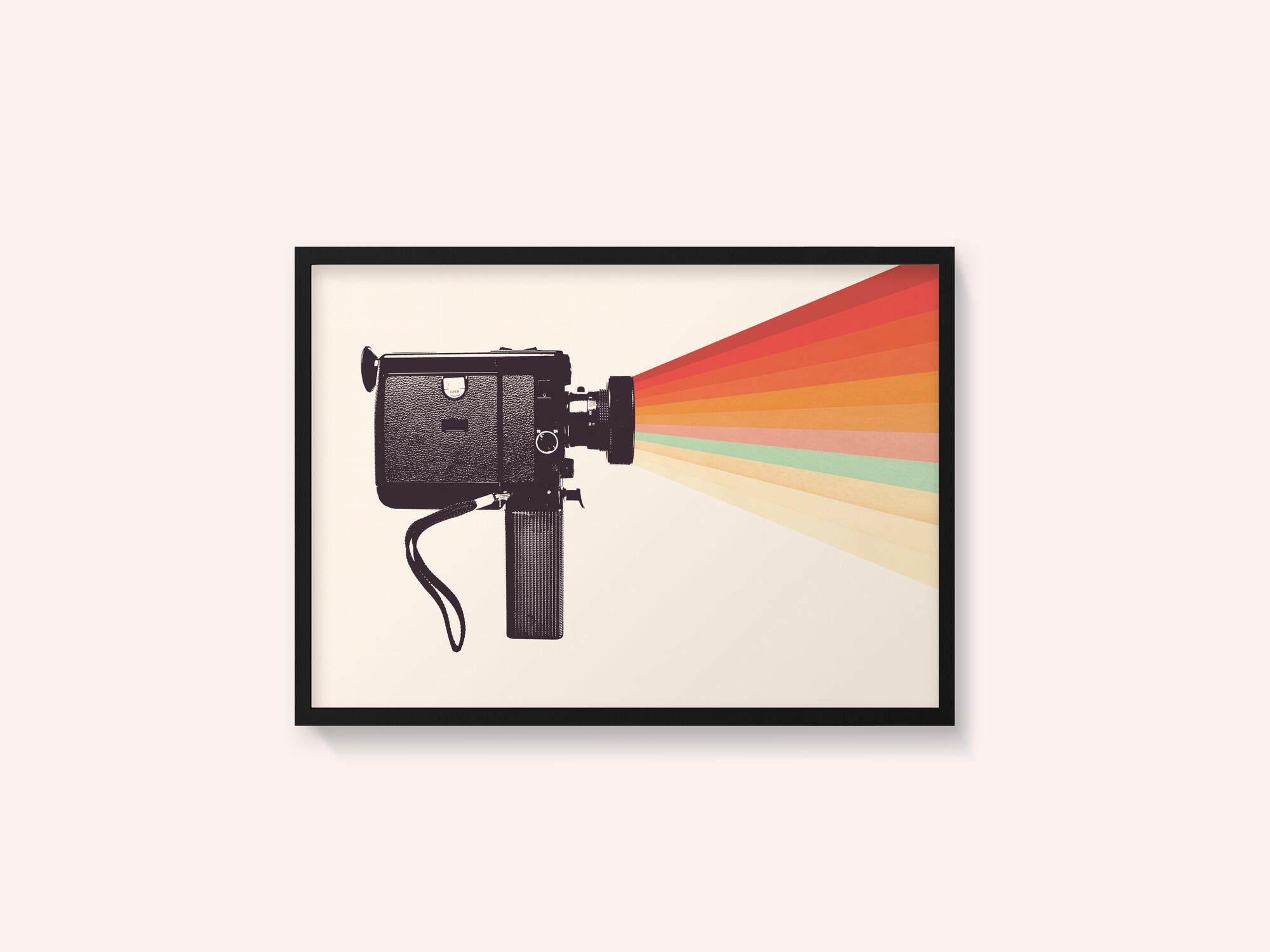 Movie Camera Rainbow
