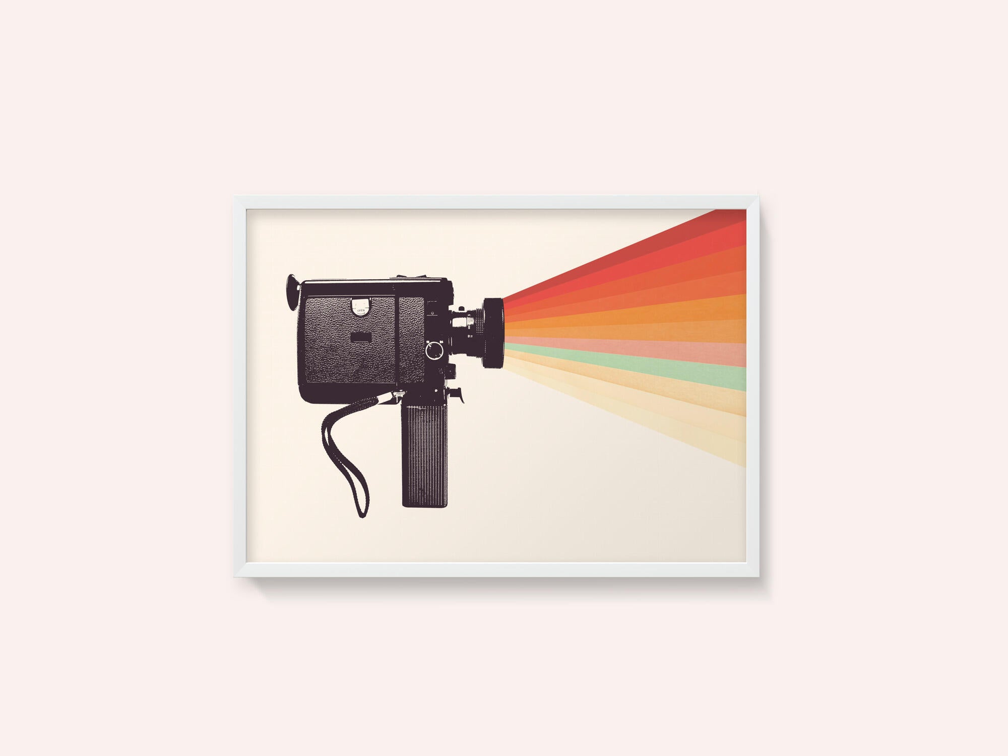 Movie Camera Rainbow