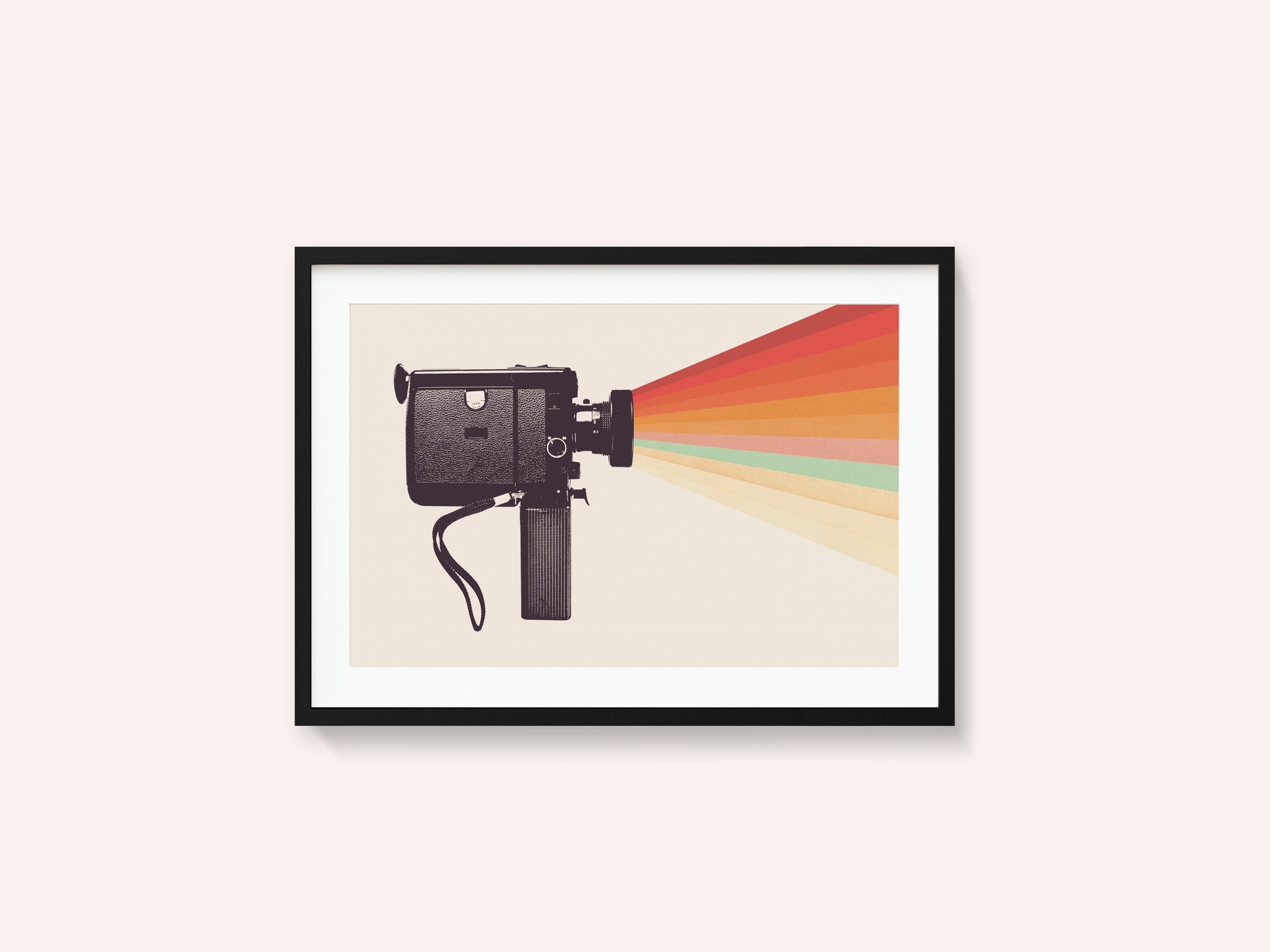 Movie Camera Rainbow