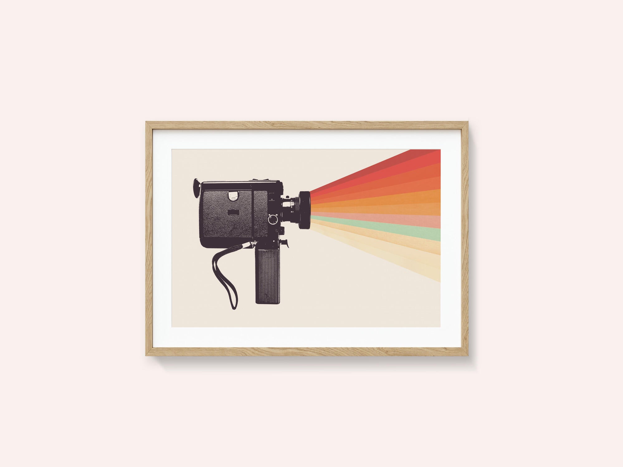 Movie Camera Rainbow