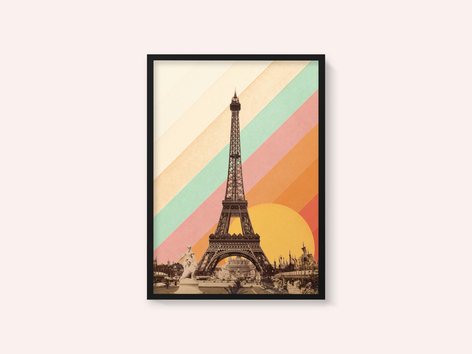 Eiffel Tower Rainbow