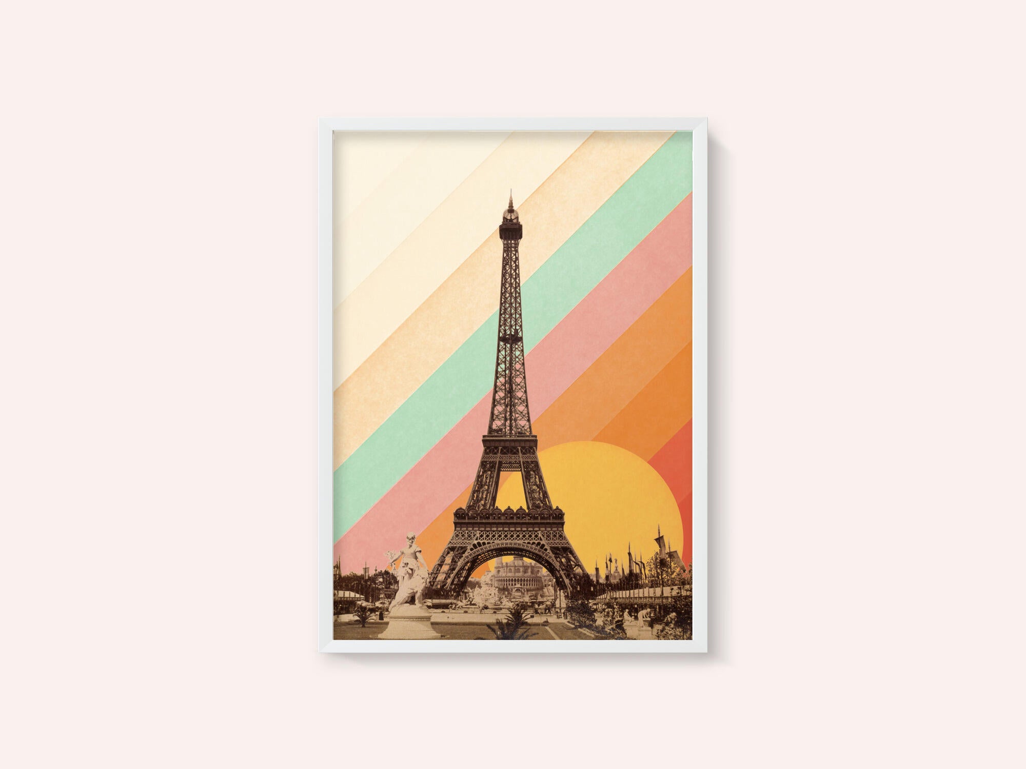 Eiffel Tower Rainbow