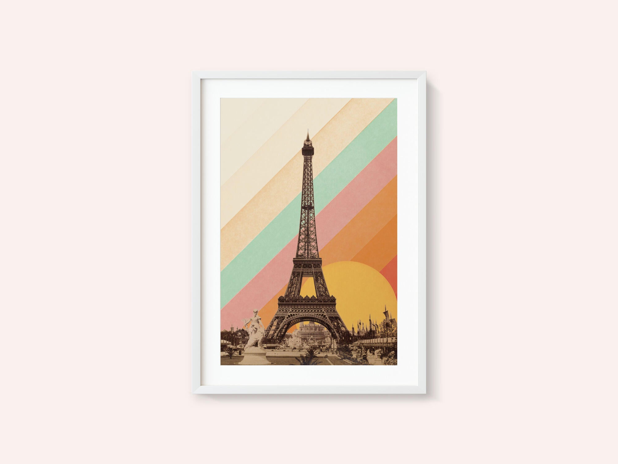 Eiffel Tower Rainbow