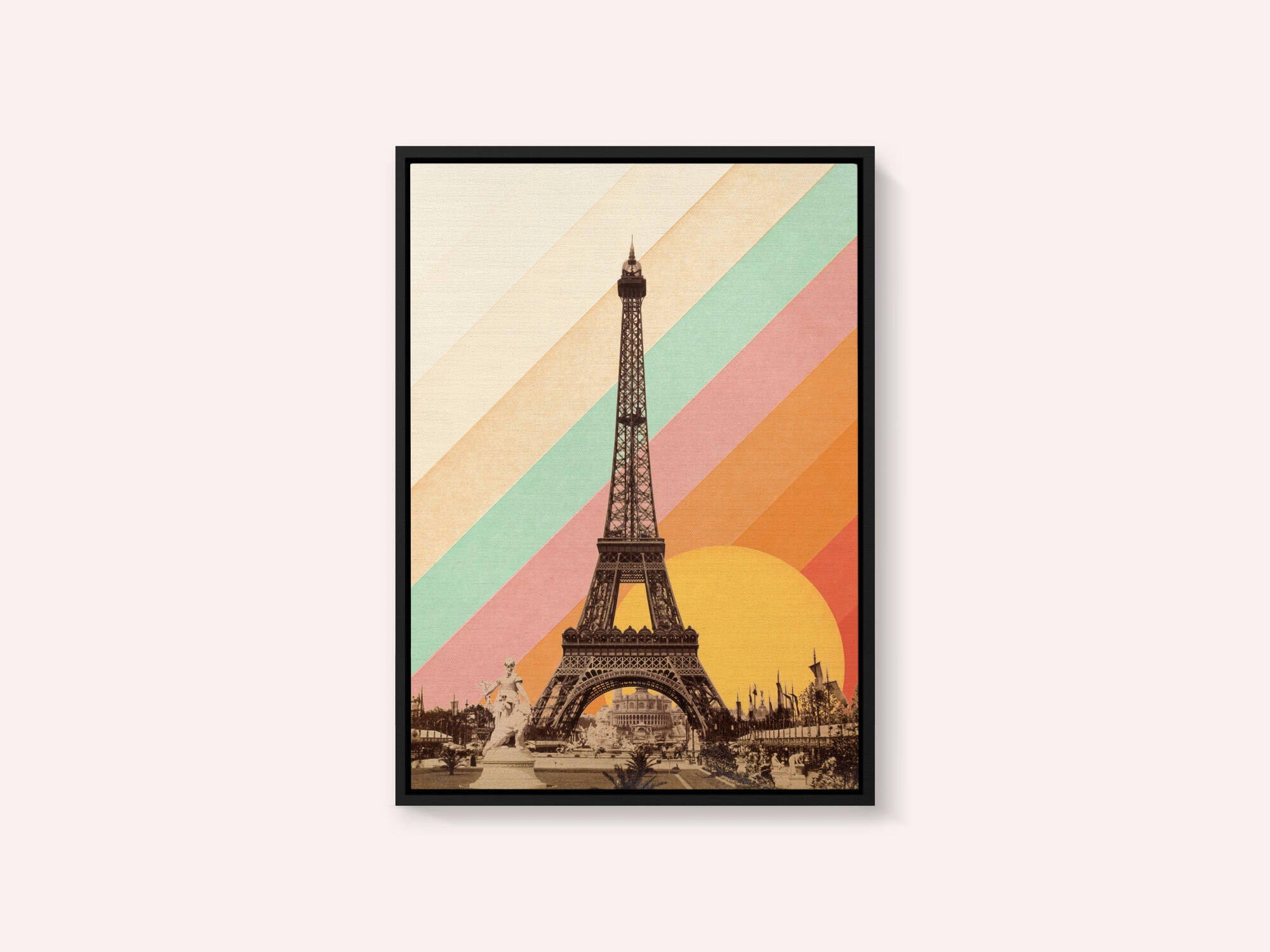 Eiffel Tower Rainbow