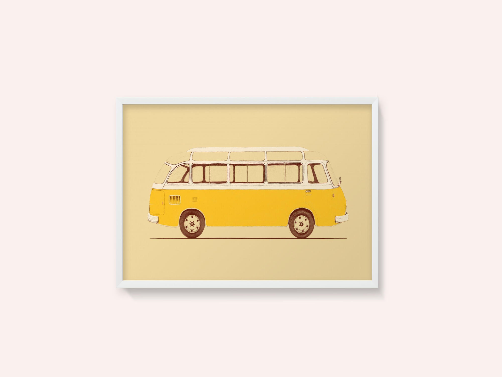 Vintage Yellow Bus