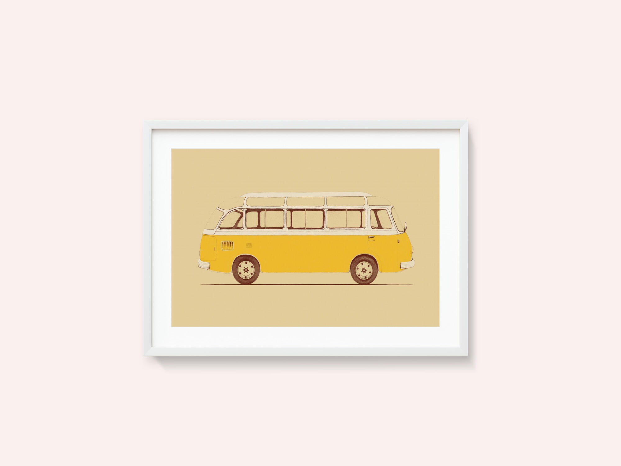 Vintage Yellow Bus
