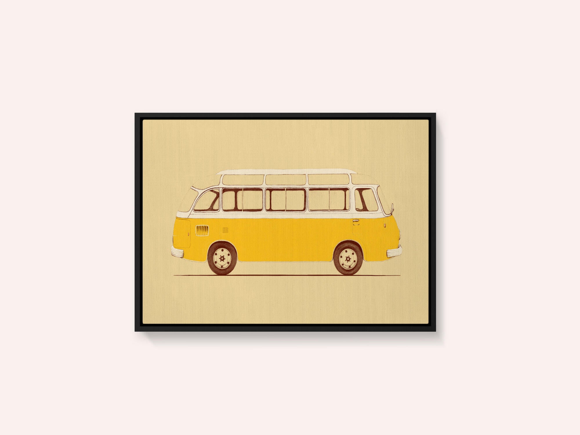 Vintage Yellow Bus