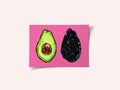 Avocado On Pink