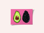 Avocado On Pink