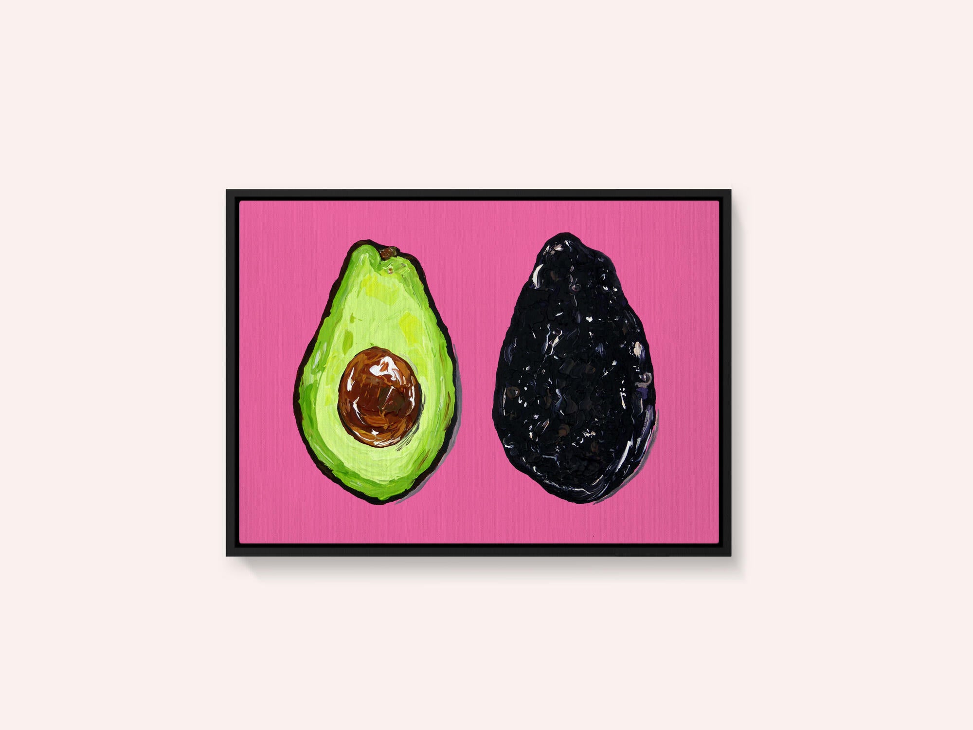 Avocado On Pink